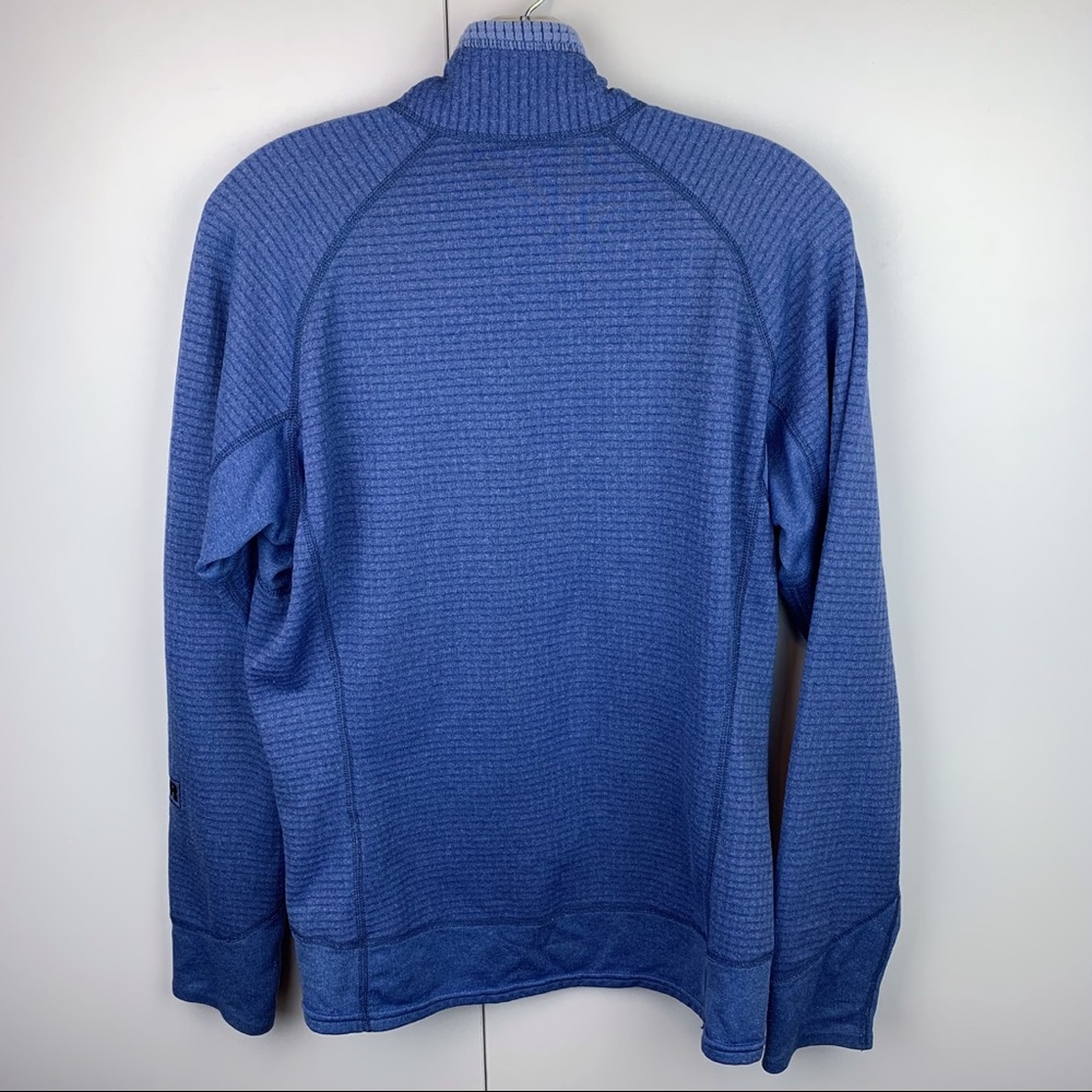 SOLD Patagonia Vintage 1/2 Zip Regulator Jacket Waffle Knit Large Womens Blue - Picture 2 of 10